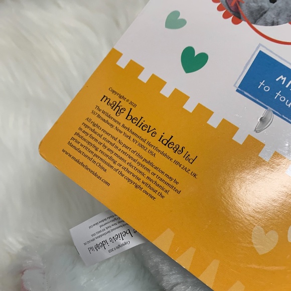 New Snuggables Sensory Plush Elephant Noise Rattle Ribbon Tags Crinkles - Picture 6 of 7